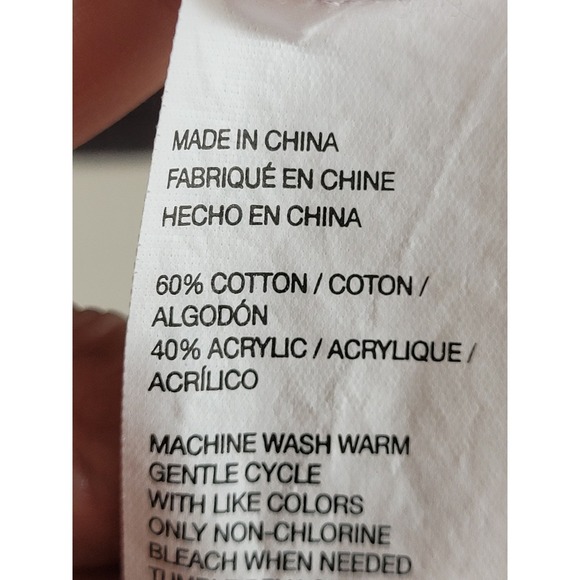 IZOD Mens Blue Fair Isle Geometric Crewneck Knit Sweater Medium Cotton Blend - Picture 5 of 8